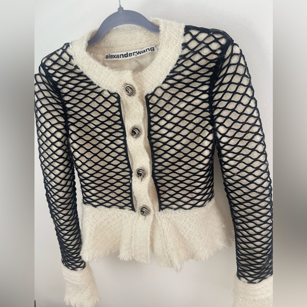 Black and White Alexander Wang jacket